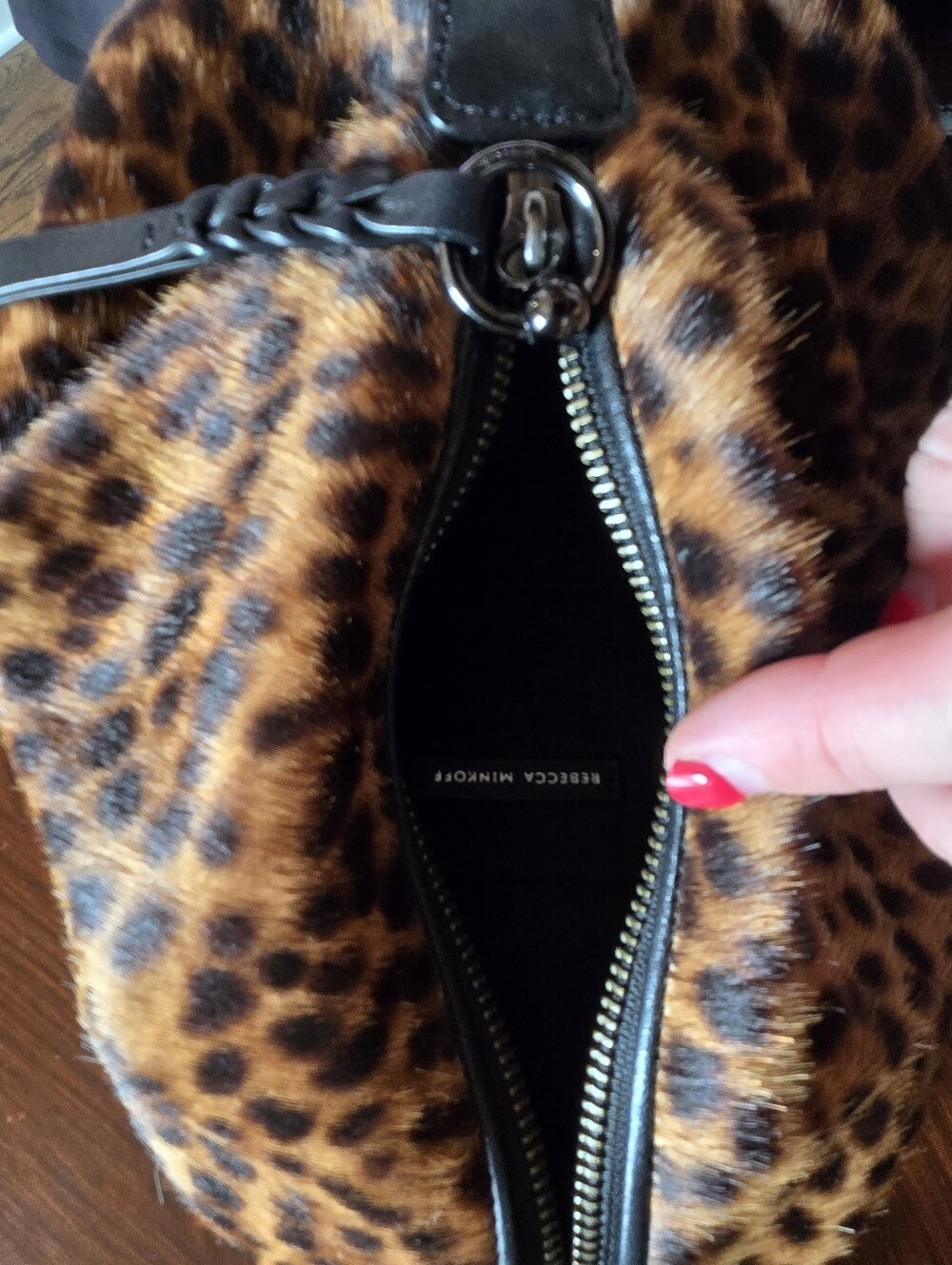 Rebecca Minkoff Leopard Crossbody/Backpack - Picture 5 of 5